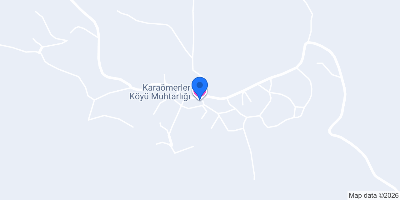 Karaömerler Köyü Muhtarlığı konumu