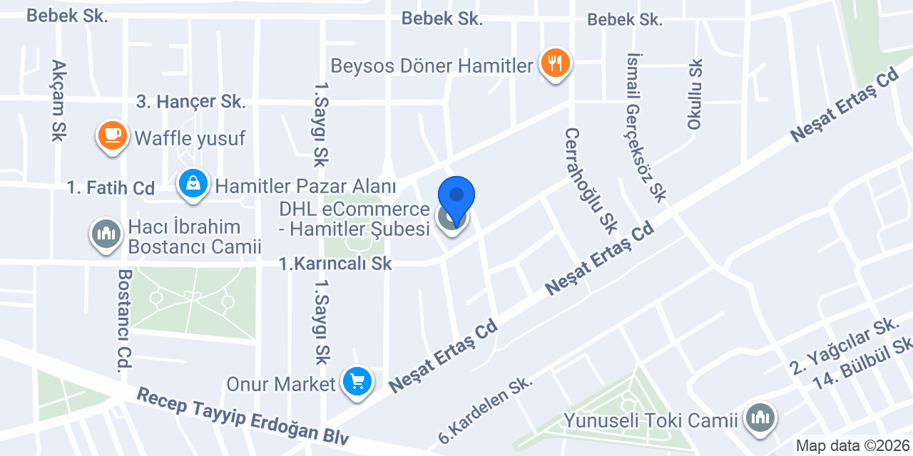 Kuaför Anıl Dündar konumu