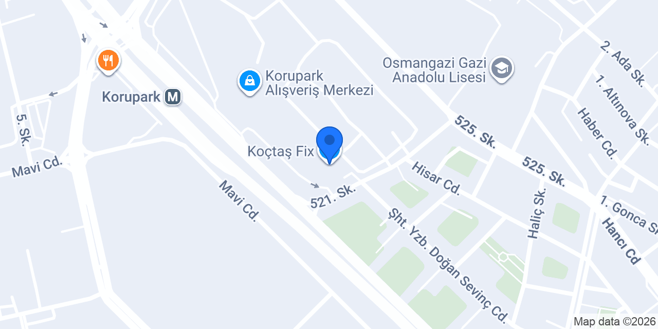 Koçtaş Fix konumu
