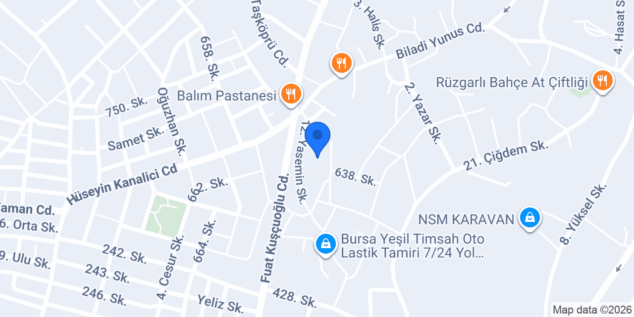 Mutlubaş Ferforje & Panel Çit Sistemleri konumu