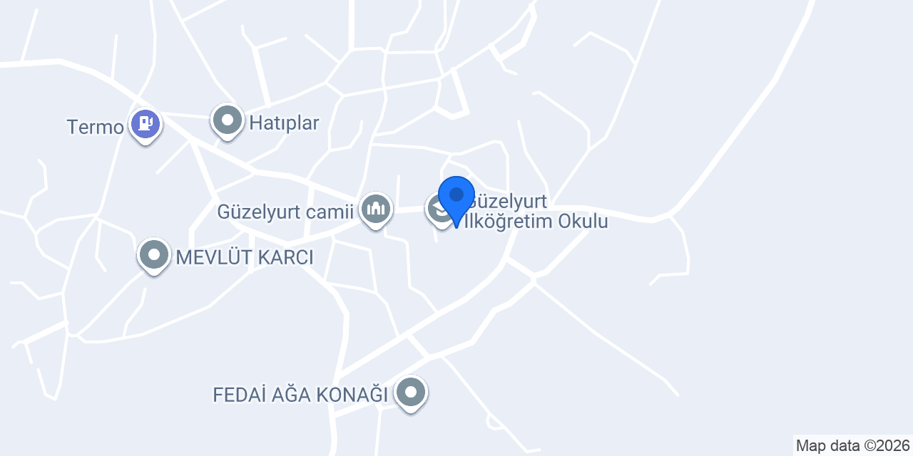 Güzelyurt İlköğretim Okulu konumu