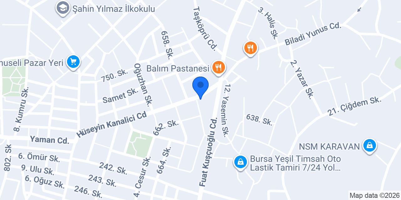 Vizyon Sürücü Kursu konumu