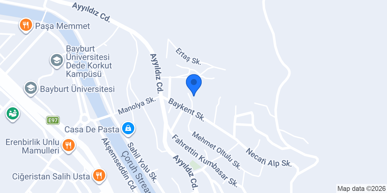 Bayburt Polis Myo konumu
