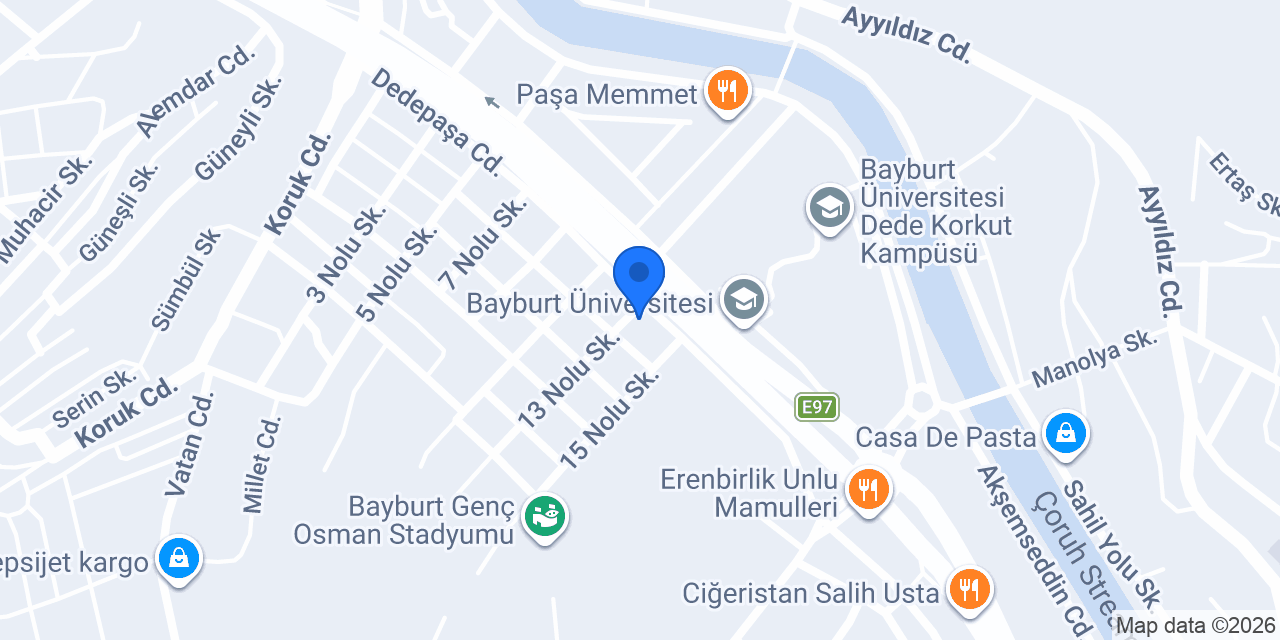 Memişoğullari Tarım Bayburt - Hacı Reşit Memiş konumu