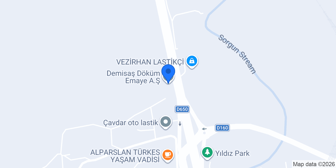 Demisaş Döküm Emaye A.Ş. konumu
