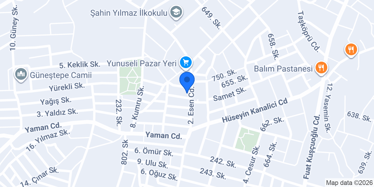 Nardan Mobilya konumu