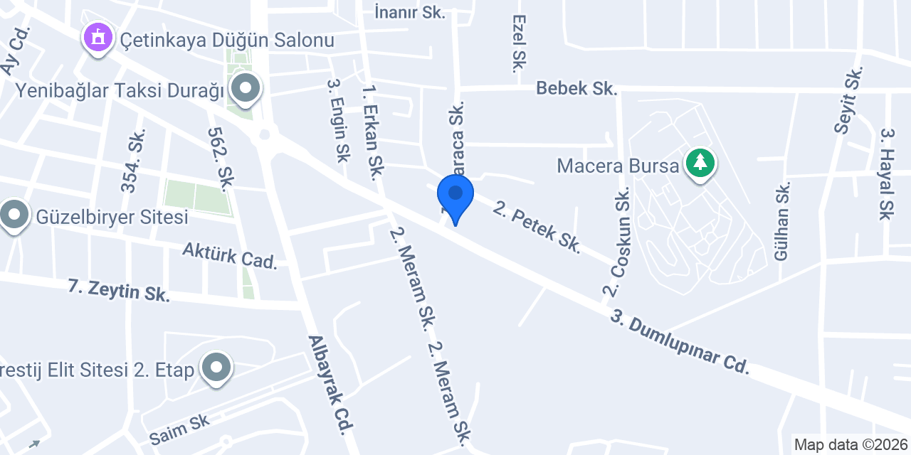 Yaz-Tes Mühendislik Yapı Market konumu
