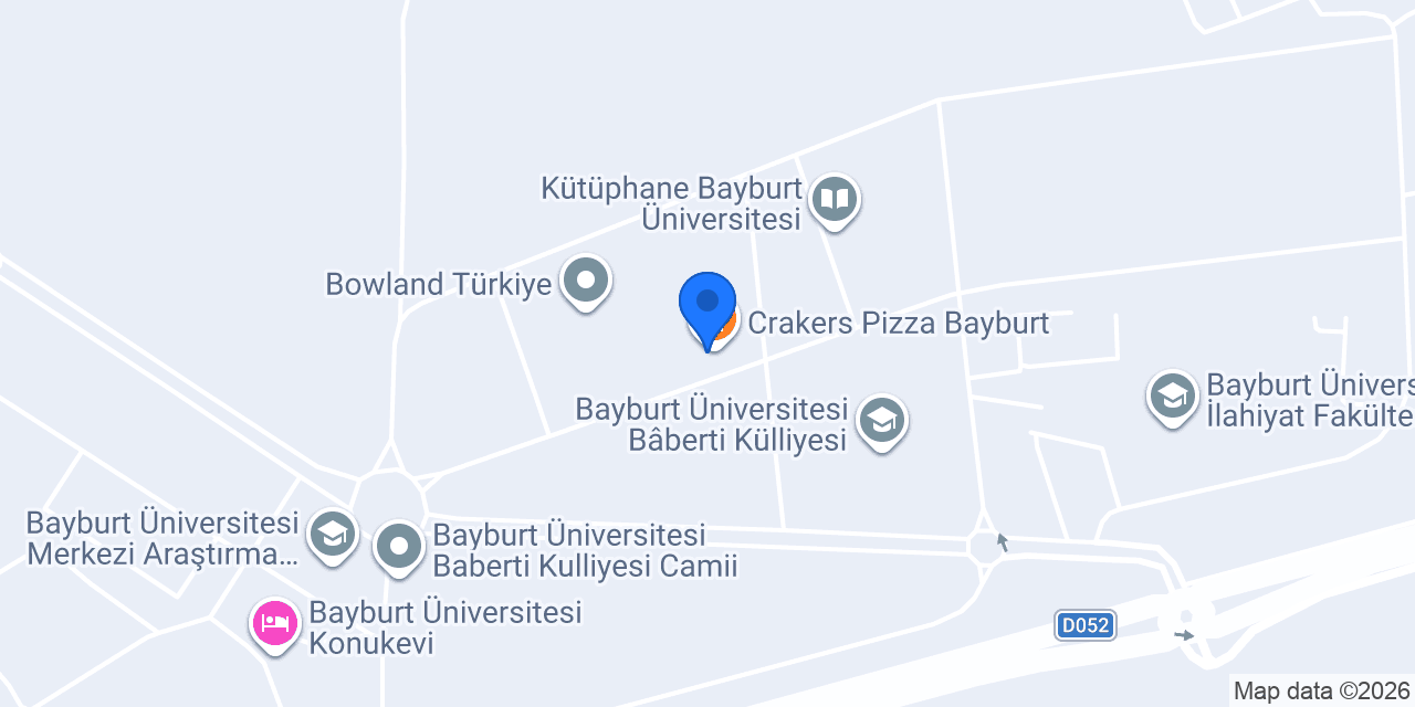 Crakers Pizza Bayburt konumu