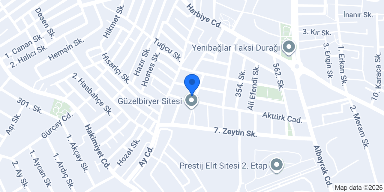 Eylül Butik Cafe konumu