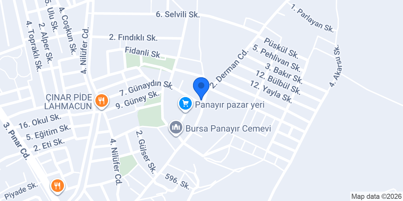 Özcan Premium Cafe&Fırın konumu