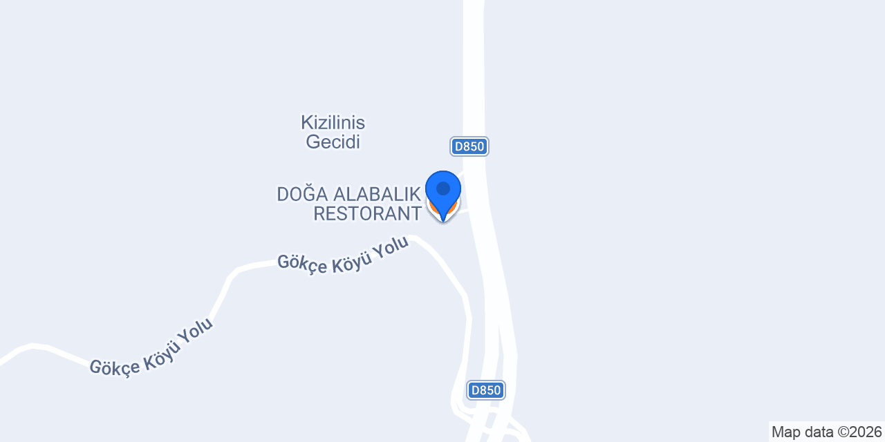 DOĞA ALABALIK RESTORANT konumu