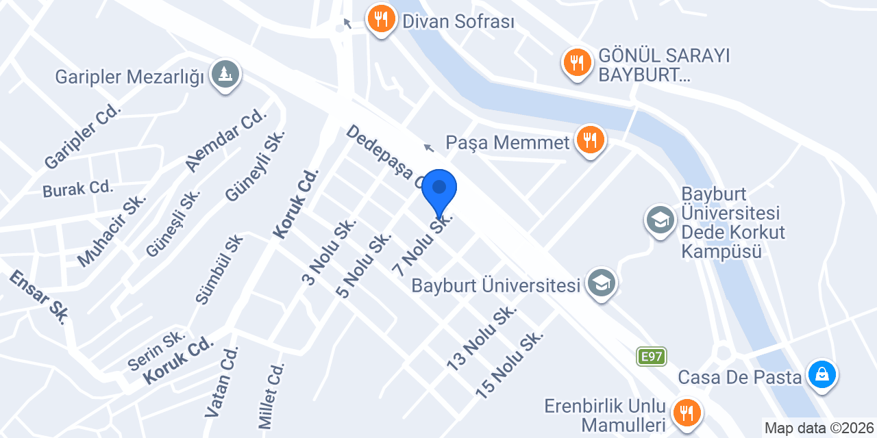 Bayburt EK Web Tasarım konumu