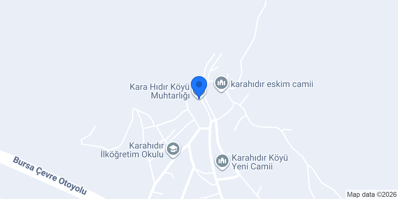 Kara Hıdır Köyü Muhtarlığı konumu
