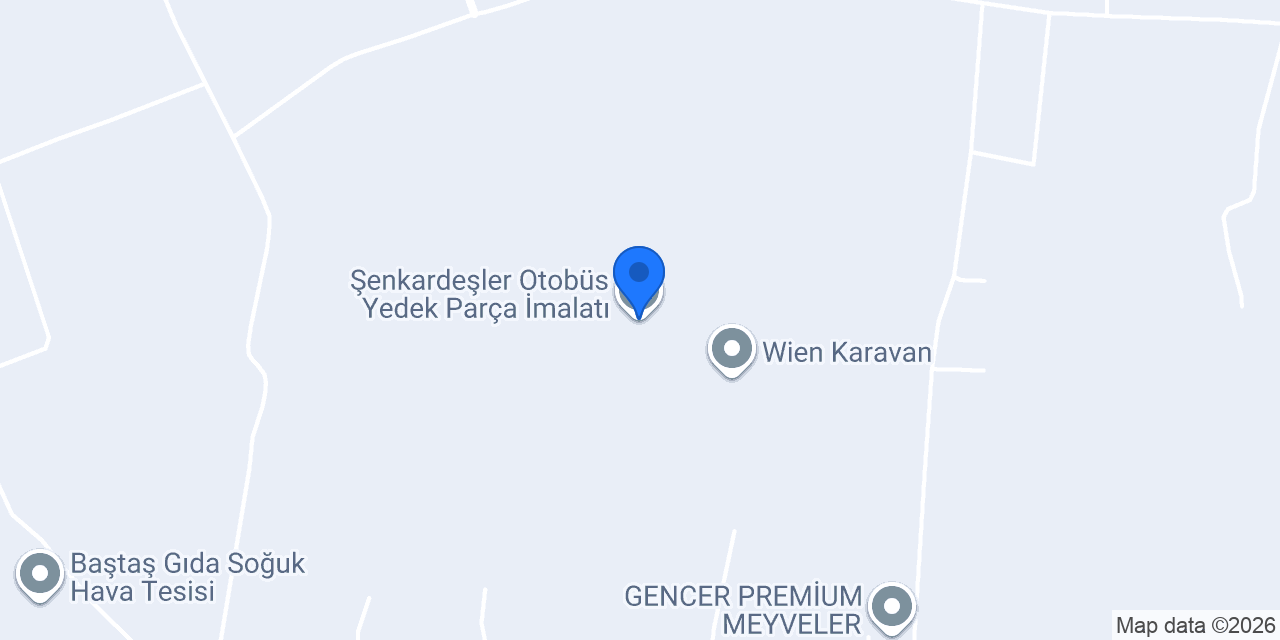 Şenkardeşler Otobüs Yedek Parça İmalatı konumu
