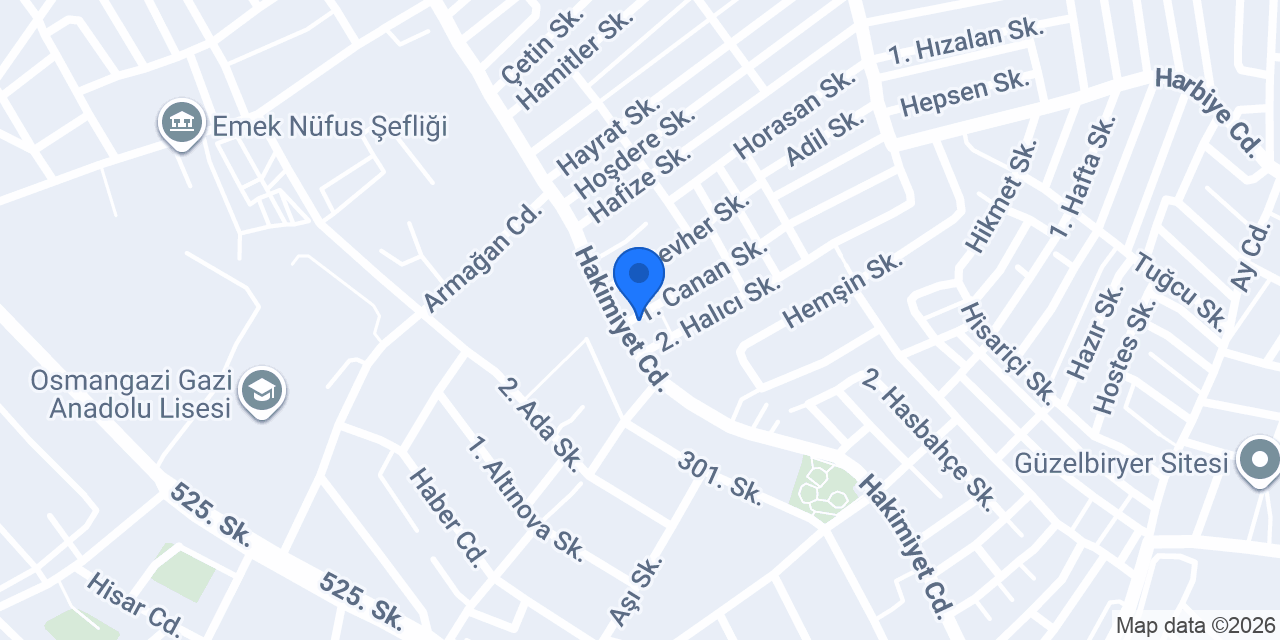 Emek Reklam konumu