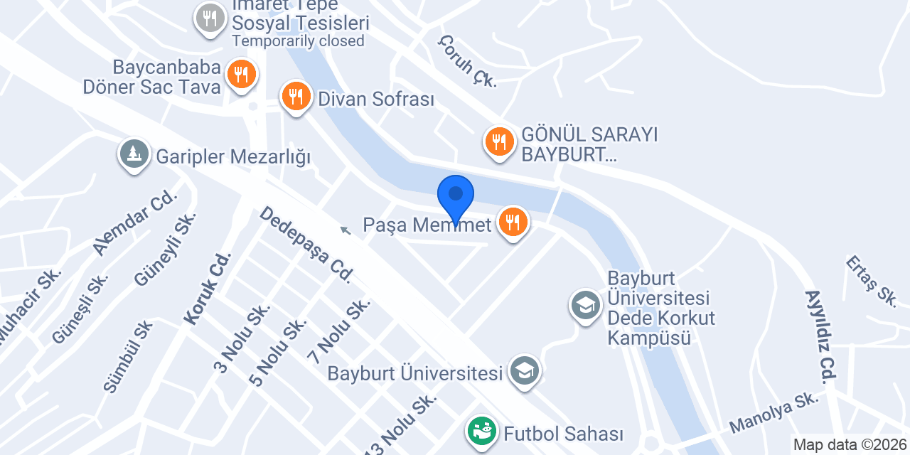 Dois Döner Bayburt konumu
