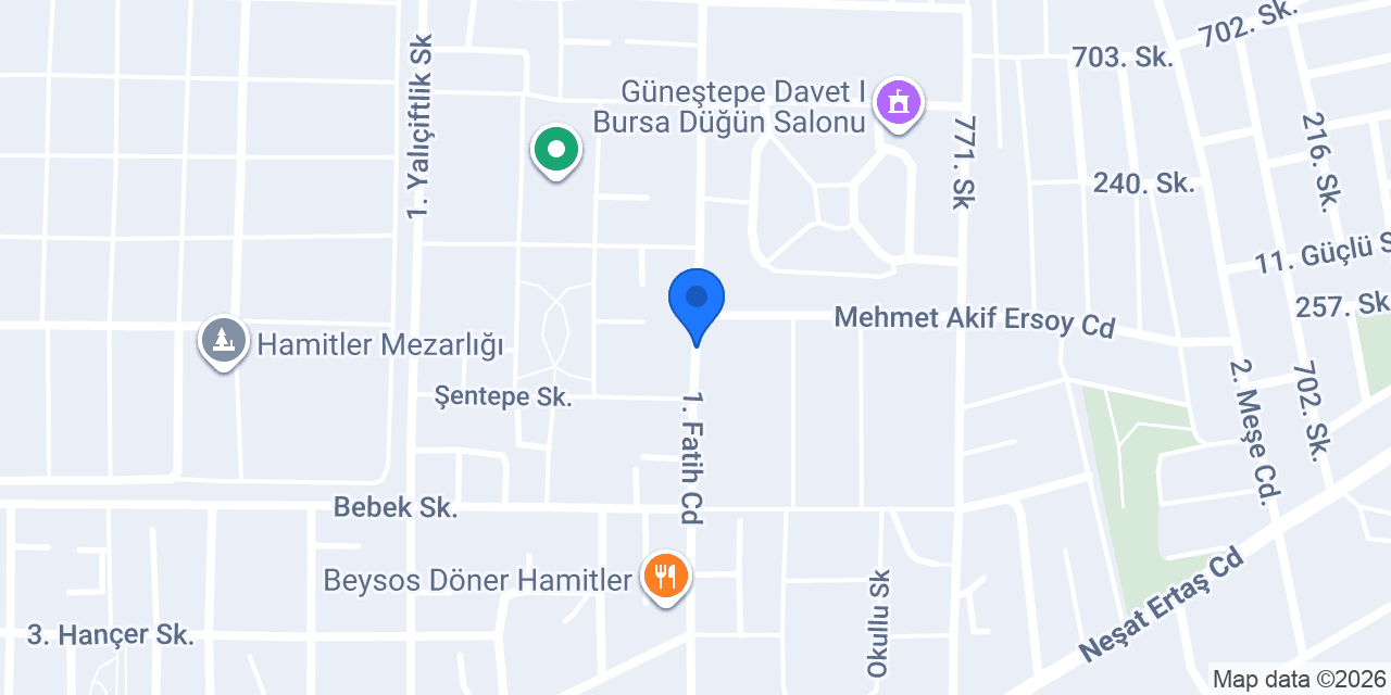 GÜNEŞTEPE TAKSİ DURAĞI konumu