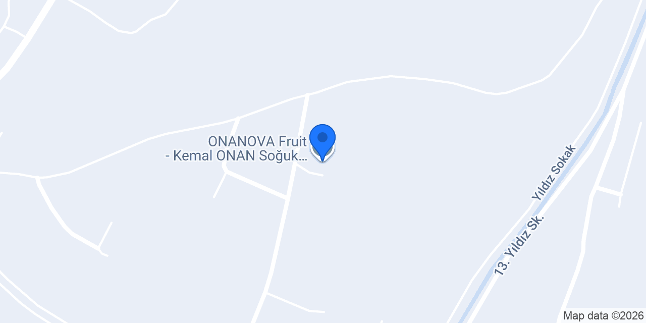 ONANOVA Fruit - Kemal ONAN Soğuk Hava Deposu konumu
