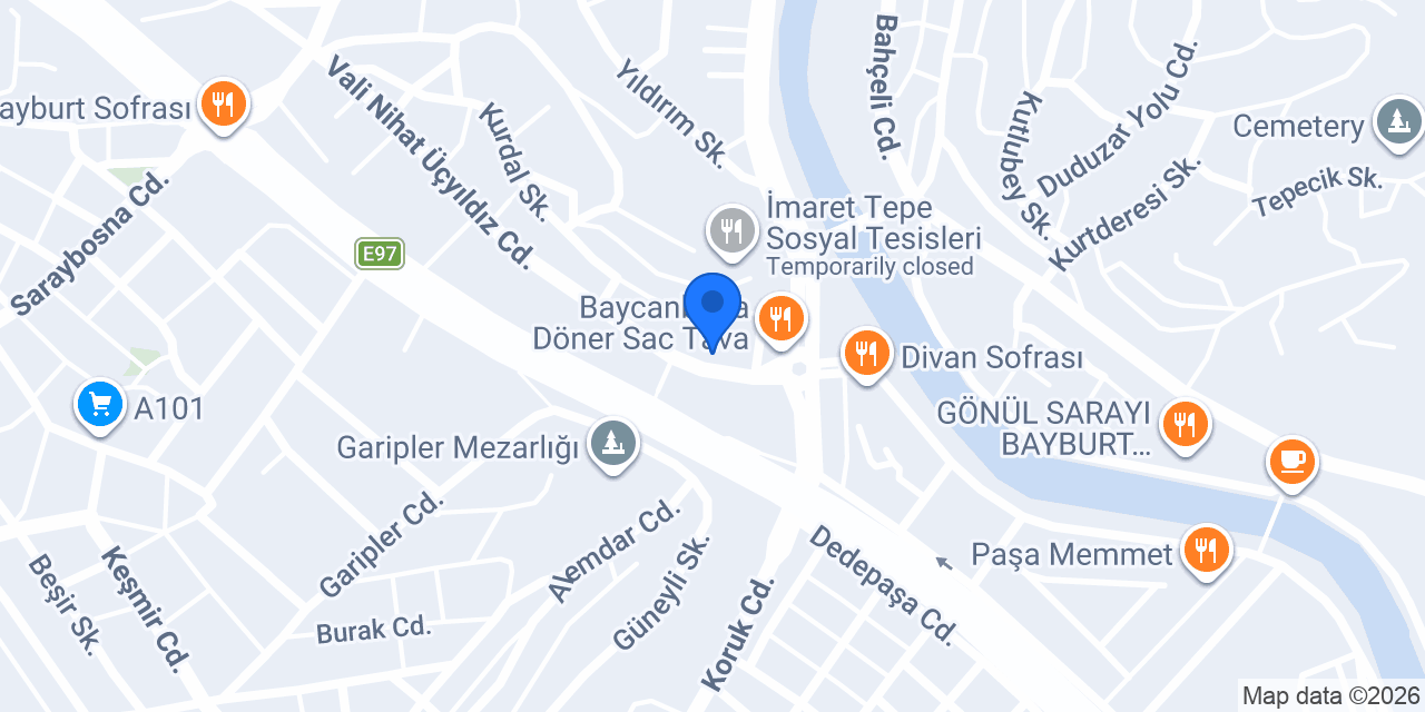 BAYBURT ASANSÖRLÜ EVDEN EVE konumu