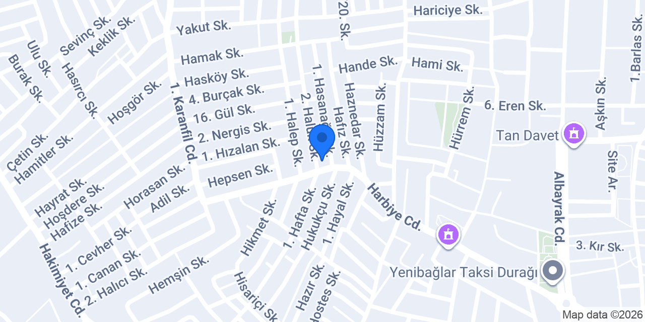 Ahmet Usta Döner Salonu konumu