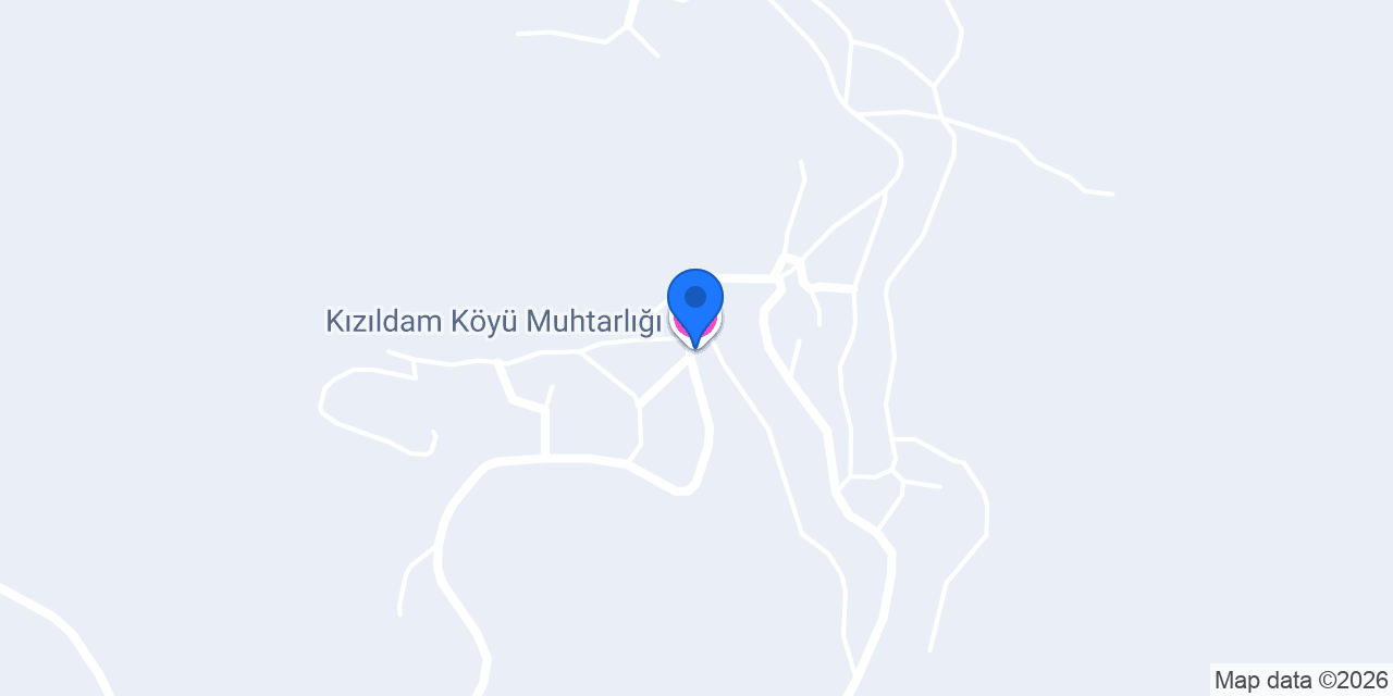 Kızıldam Köyü Muhtarlığı konumu