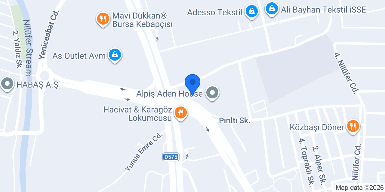 Ada Cafe & Fırın konumu