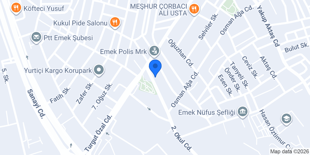 Özel Emek Polikliniği konumu