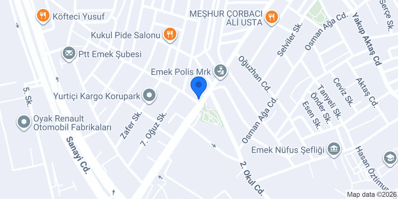 Diş Hekimi Canberk Serttaş konumu