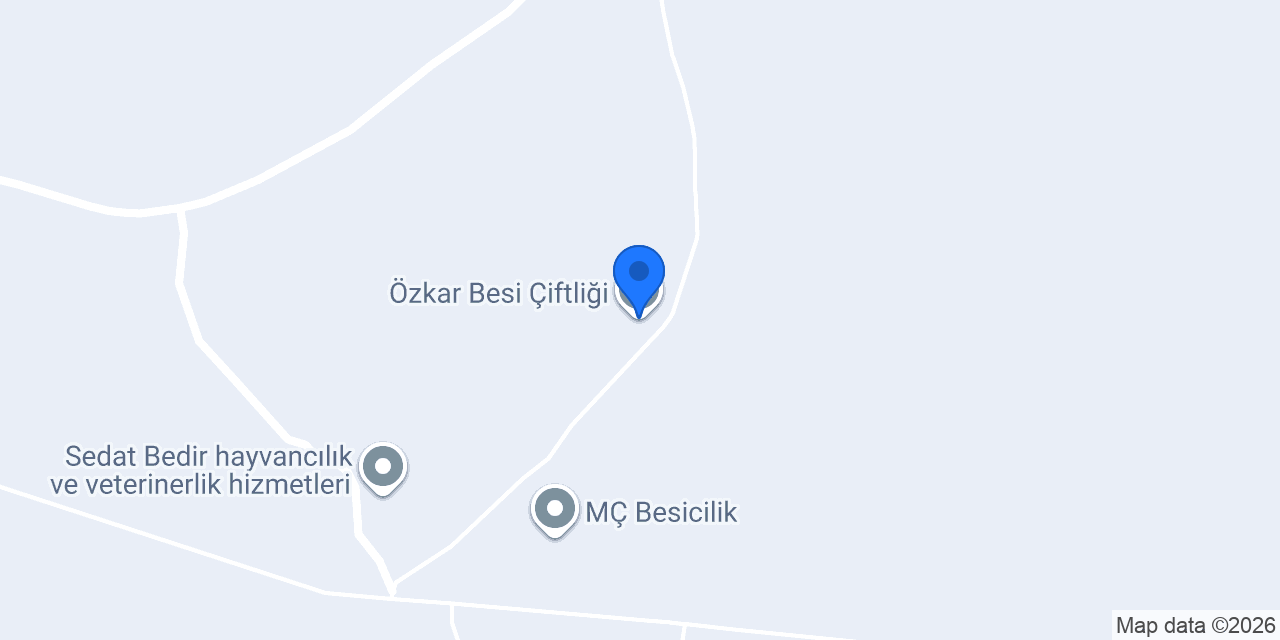 Özkar Besi Çiftliği konumu