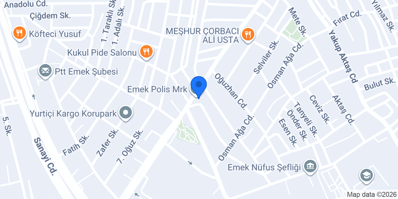 Emek Polis Mrk. konumu