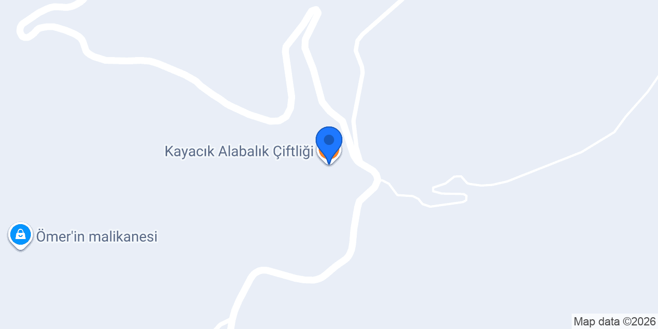 Kayacık Alabalık Çiftliği konumu