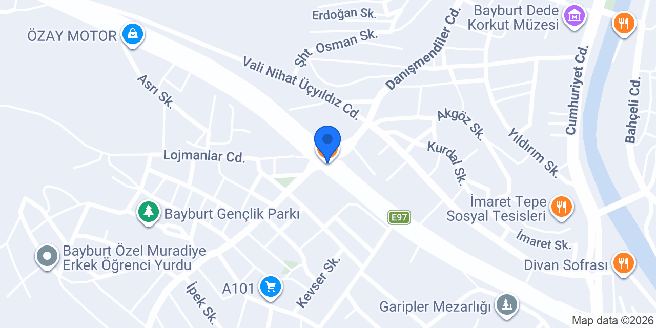 Bayburt Sofrası konumu