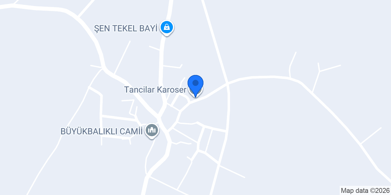 Tancilar Karoser konumu