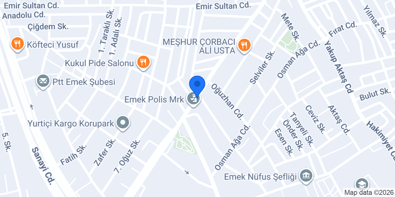 Ekiz Eczanesi konumu