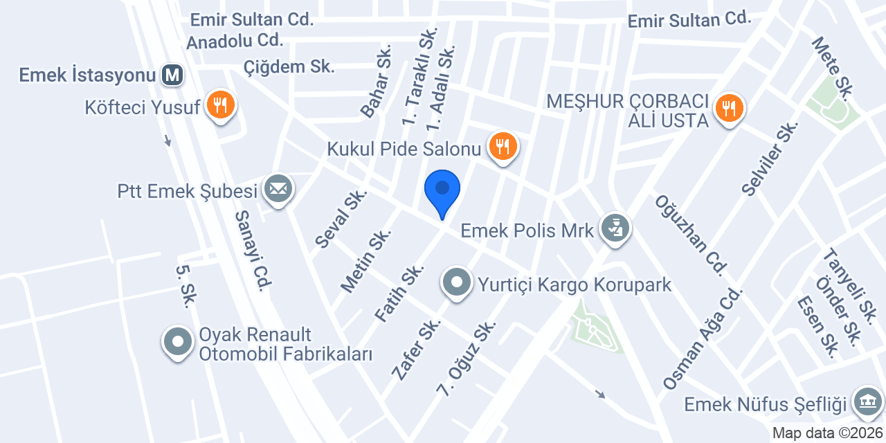 Emek Terzi konumu