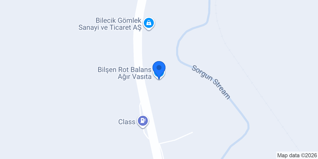 Bilşen Rot Balans Ağır Vasıta konumu