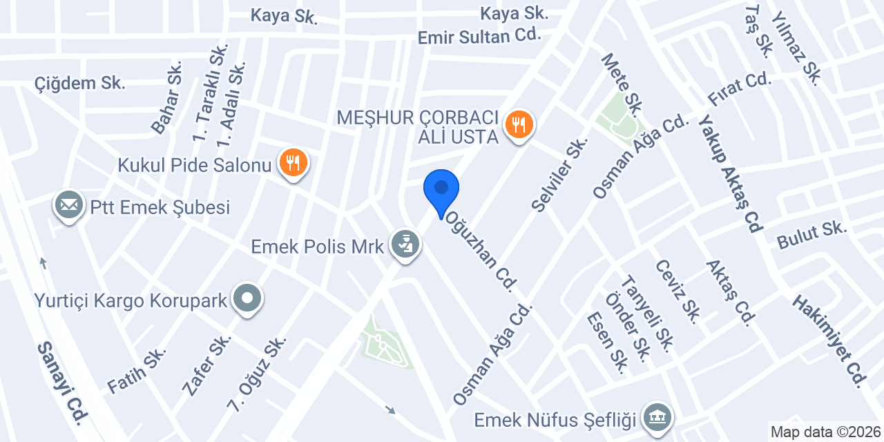 Çimen Matbaa konumu
