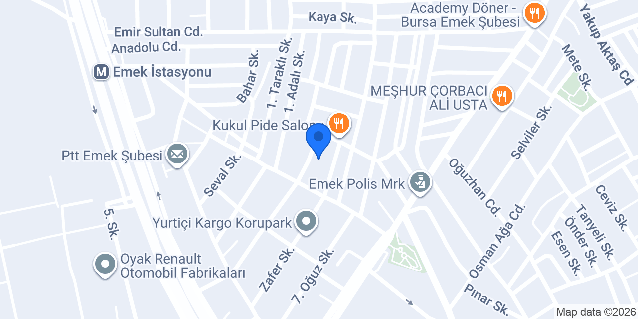 Emir Yapı Sıhhi Tesisat konumu