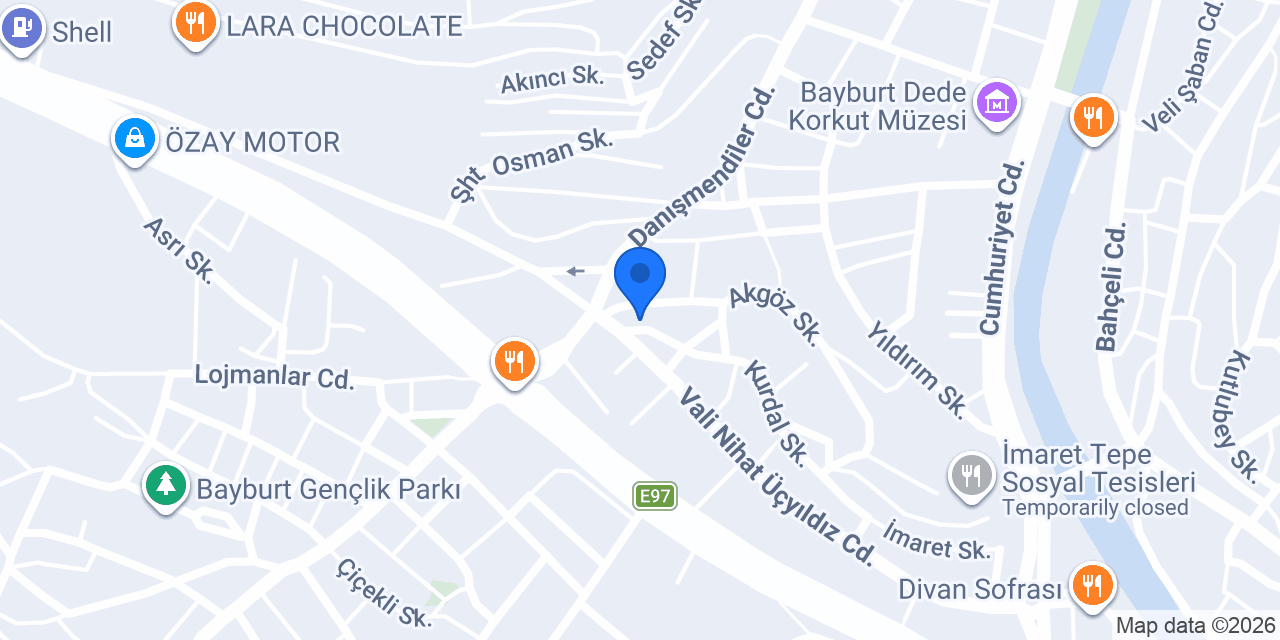 DHL eCommerce - Bayburt Şubesi konumu