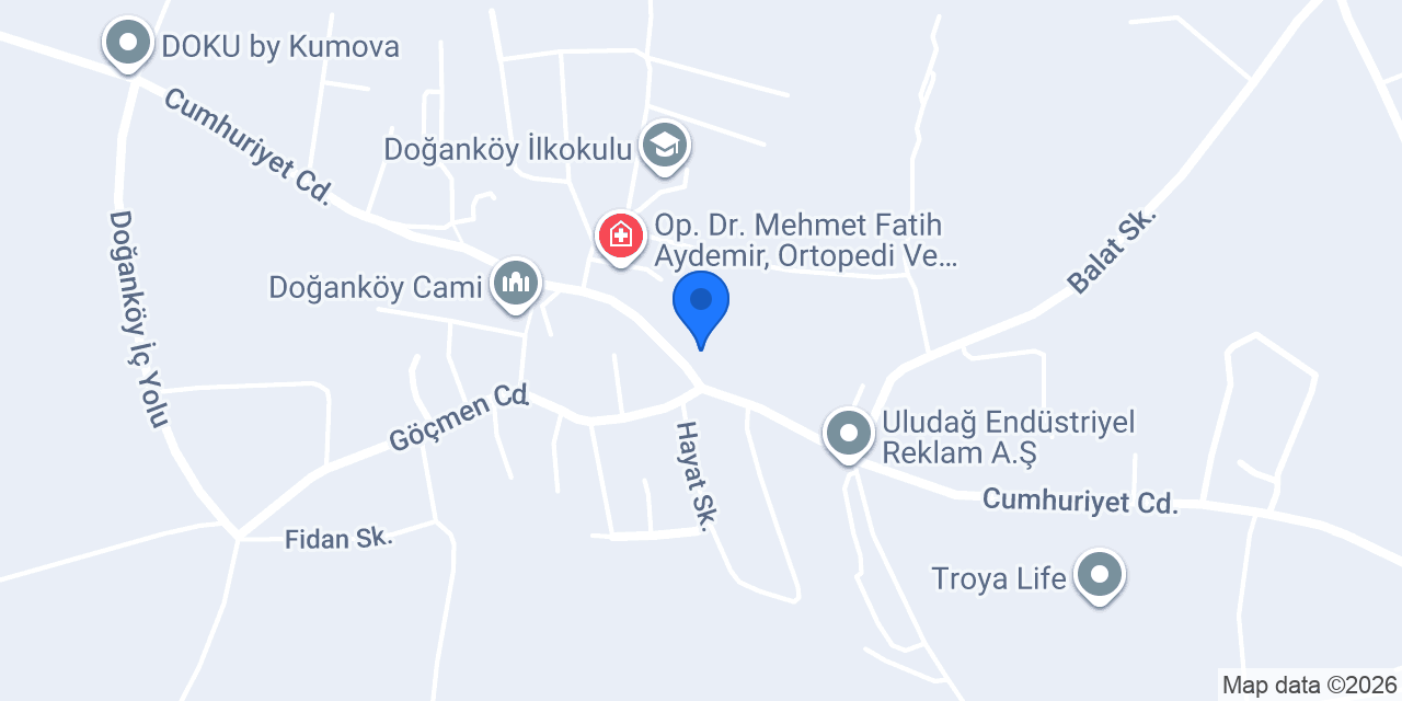 Özlüce damacana su konumu