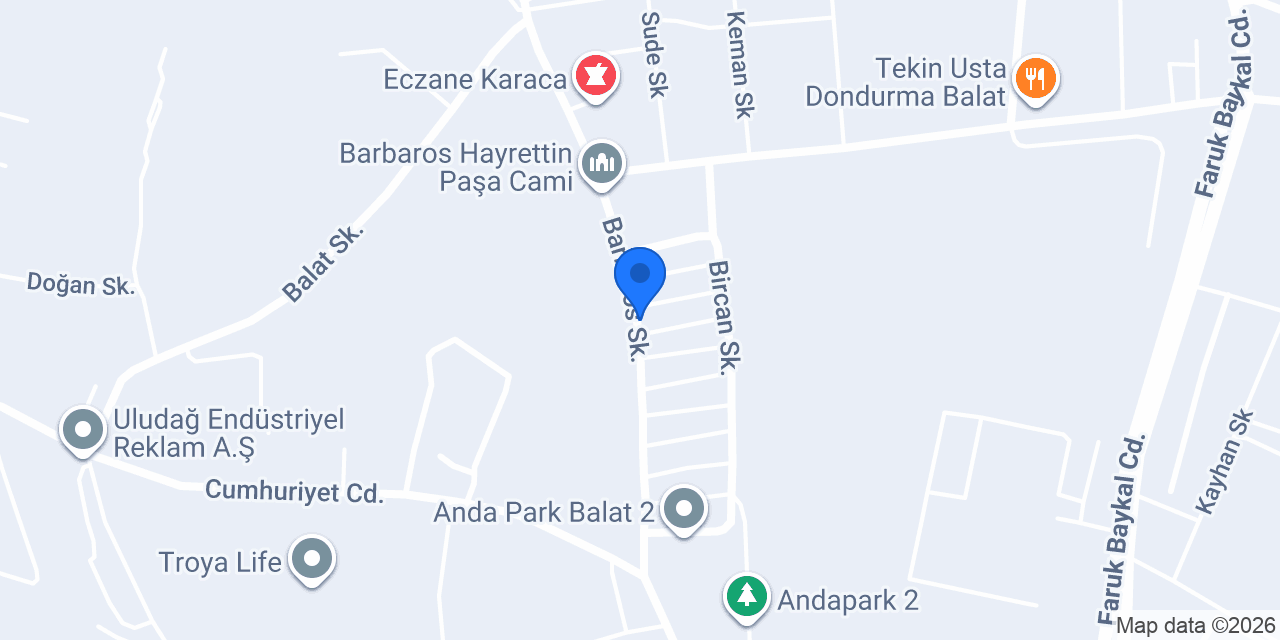 TURAN TEKNİK ELEKTRİK konumu