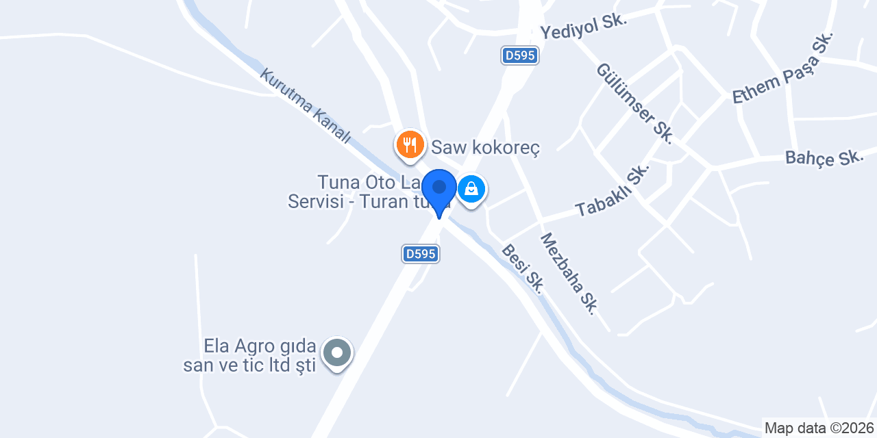 ELA KURUYEMİŞ konumu