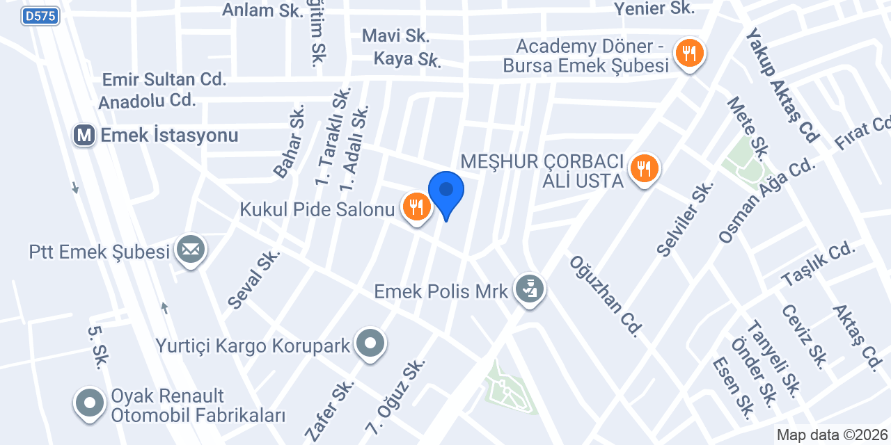 Çelik Market konumu