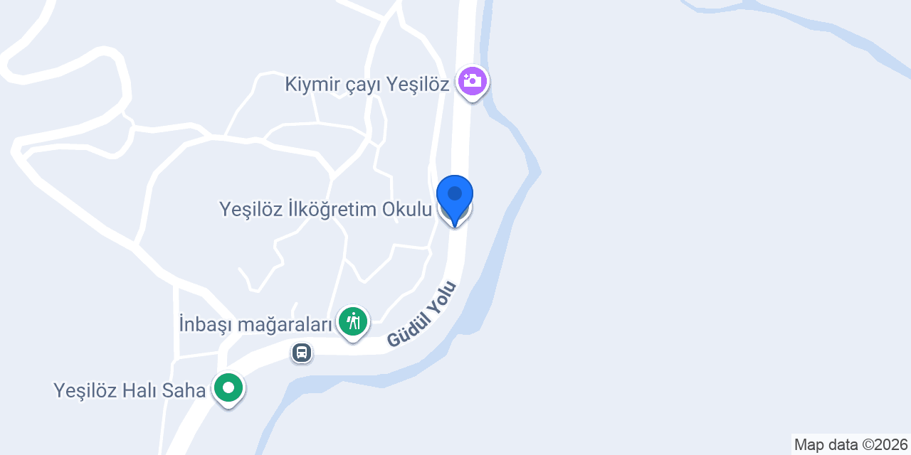Yeşilöz İlköğretim Okulu konumu