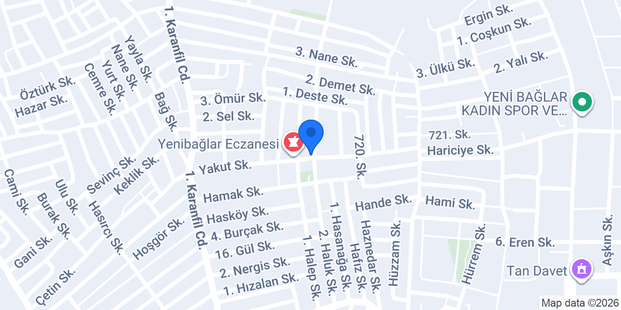 Bağ Eczanesi konumu
