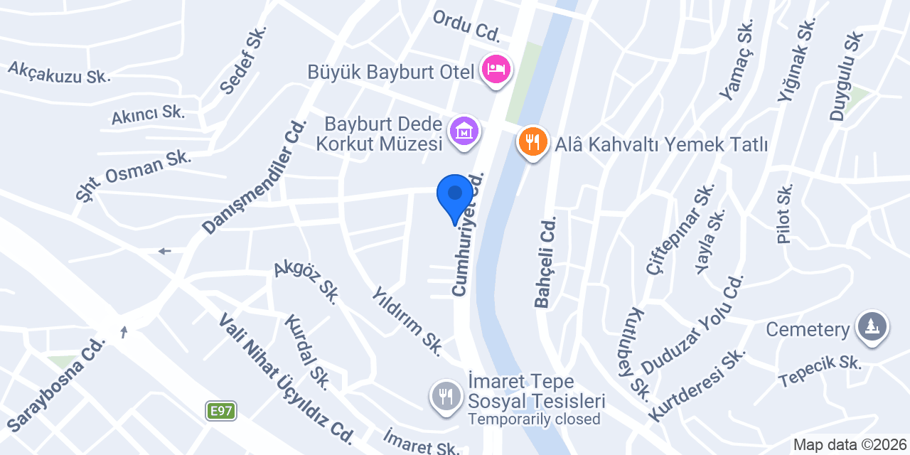 Bayburt İlköğretim Okulu konumu