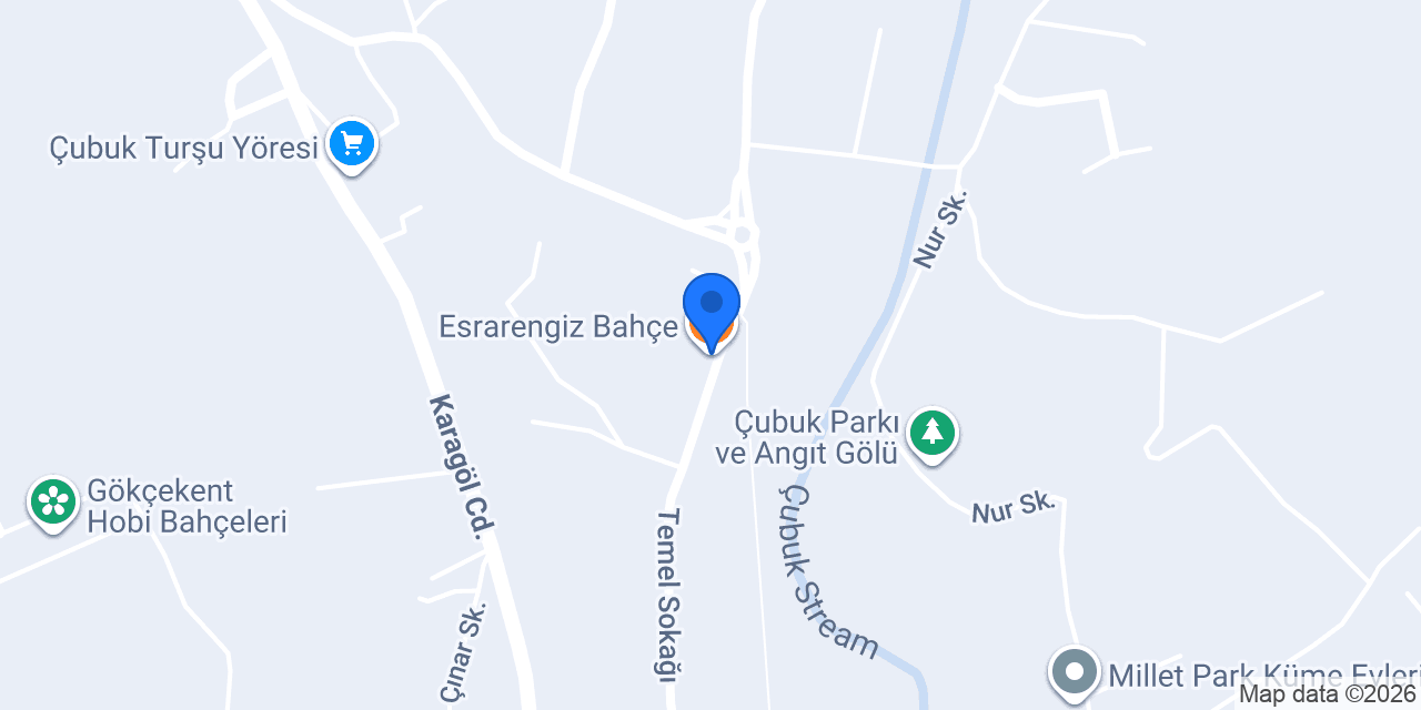 Esrarengiz Bahçe konumu