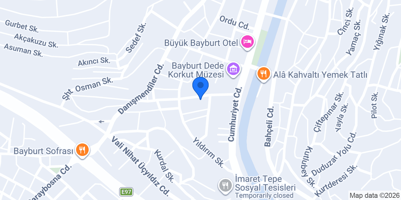 Yeni Bayburt Tur konumu