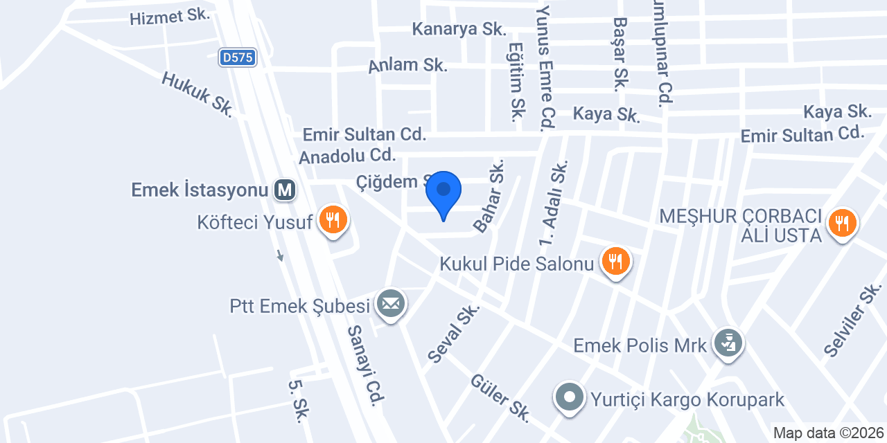 EMEK NALBUR konumu
