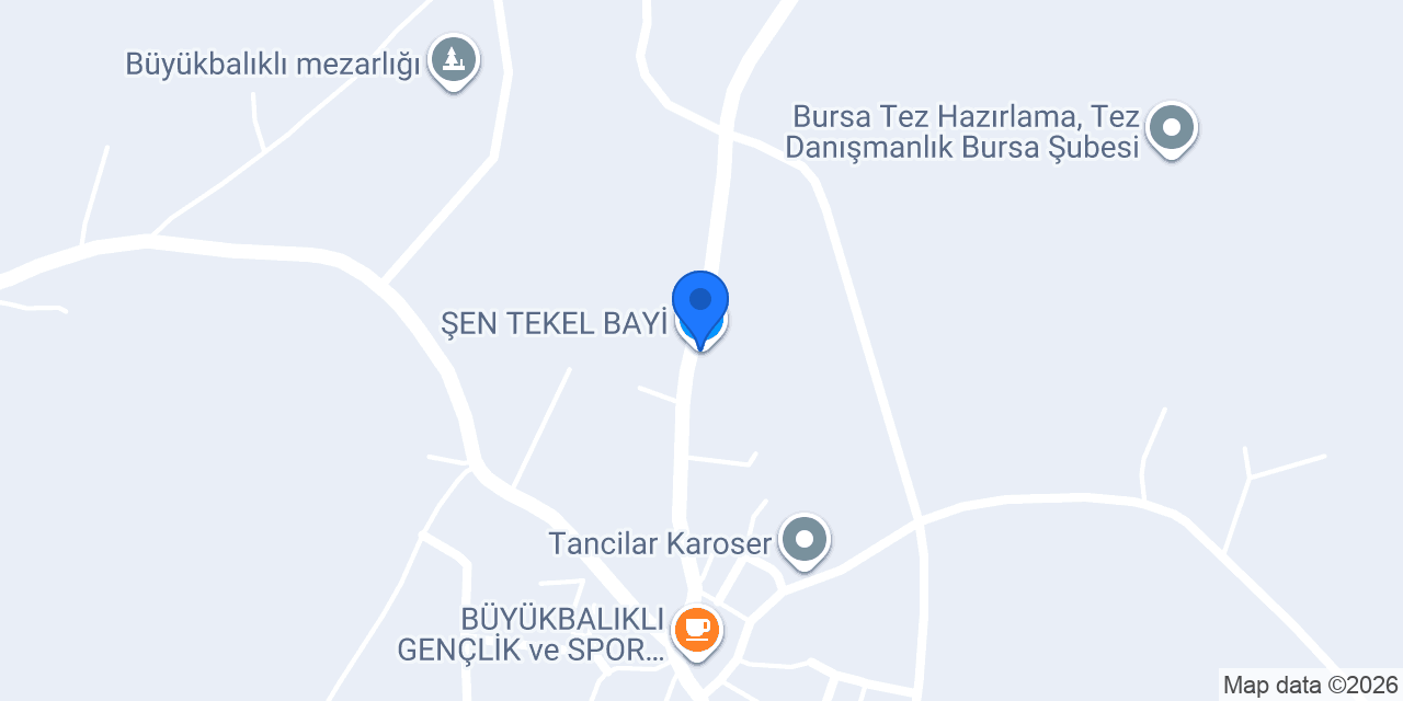 ŞEN TEKEL BAYİ konumu